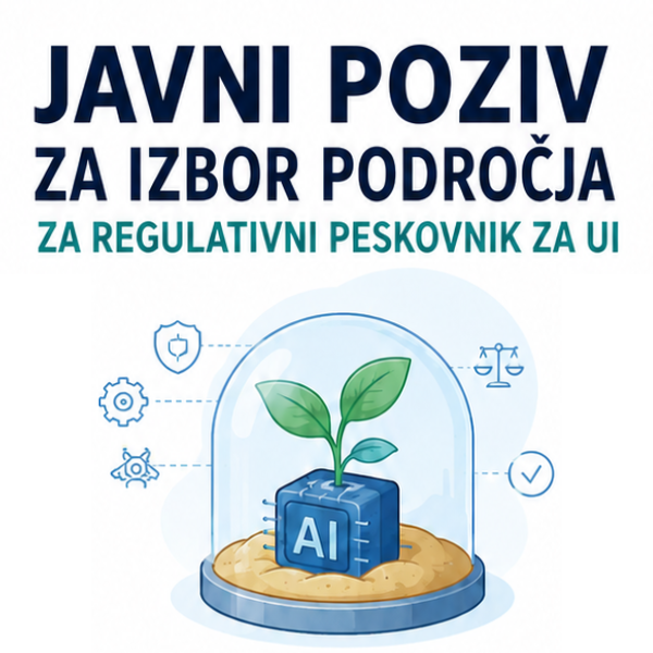 Sodelujte pri izboru področja regulativnega peskovnika za umetno inteligenco